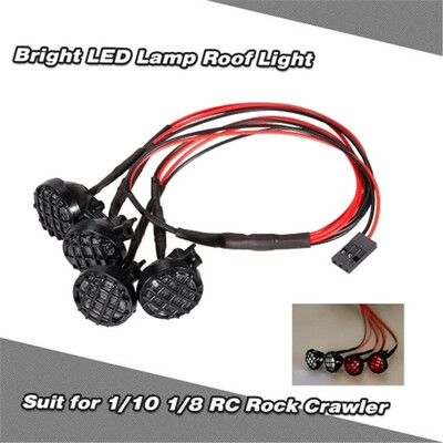 

Siaonvr Bright LED Lamp Roof Light for 110 18 Off-road Car Traxxas HSP Redcat Axial SC