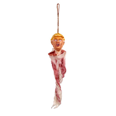 

New Hot Halloween Corpse Spooky Skull Ghost Head Pendant Scary Hanging Decor for Haunted House Bar Home Garden Hanging Decors