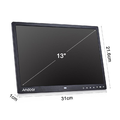 

Andoer 13" LED Digital Photo Frame Screen Desktop Album Display Image 1080P MP4 Video MP3 Audio TXT eBook Clock Calendar 1280 8