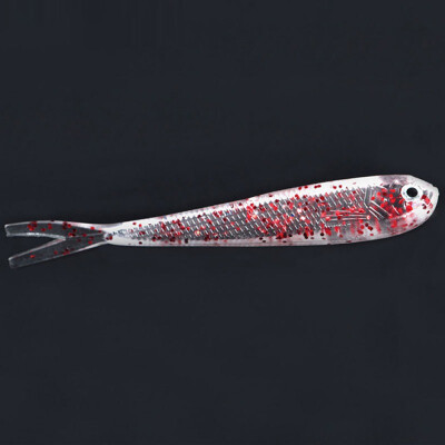 

10pcslot Soft Lure 75mm Swimbaits Artificial Worm Soft Bait Fish Wobblers Carp Lead Sequins Flying Fishing Lure hot