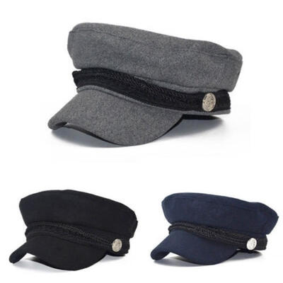 

Ladies Womens Girls Wool Blend Baker Boy Peaked Cap Newsboy Beret Hat Travel