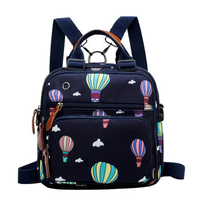 

Mummy Hot Air Balloon Printed Diaper Bag Waterproof Maternity Baby Backpack