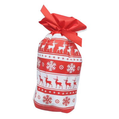

50 PCS Christmas Candy Bags Pocket Sweet Candy Biscuit Christmas Gift Bag Santa Gift Bag Decorations
