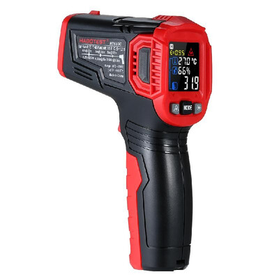 

HABOTEST Non-contact IR Infrared Thermometer Digital Handheld Temperature Tester Temperature Humidity Meter 121 Pyrometer Color