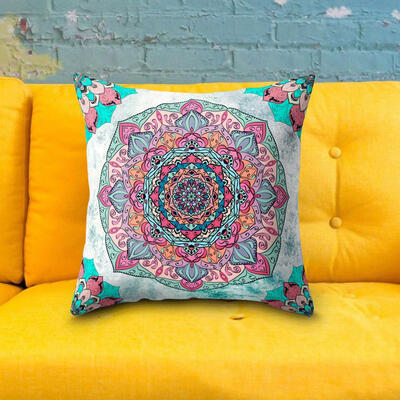 

45x45cm Square Throw Pillow Covers Datura flowers Pillow Cover Cushion Cover Pillow CoverZippered Pillow Encasement