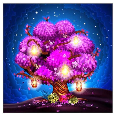 

5D DIY Full Drill Diamond Painting Amazing Tree Cross Stitch Embroidery Kit