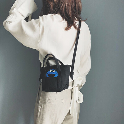 

Tailored Woman Canvas bag tide wild cloth bag casual shoulder canvas handbag