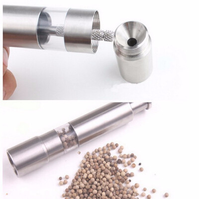 

Portable Stainless Steel Thumb Push Salt Pepper Grinder Spice Sauce Mill Grind Stick Kitchen Tool Cooking Tools