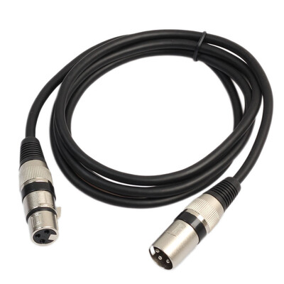 

3 Pin XLR Microphone Cable Male to Female Audio Extension Cord