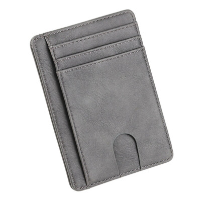 

Gobestart New Mens Leather Wallet Thin Credit Card Holder ID Case Purse Bag