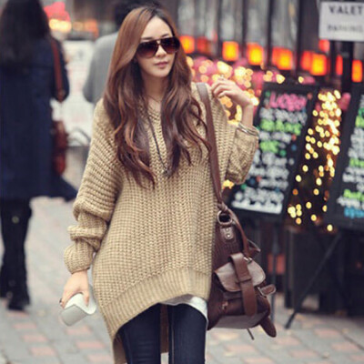 

Roseonmyhand Womens Casual Long Sleeve Knitwear Jumper Cardigan Coat Sweater Pullover