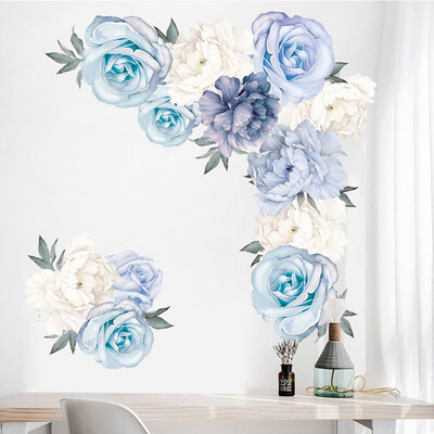 

〖Follure〗Peony Rose Flowers Wall Sticker Art Nursery Decals Kids Room Home Decor Gift