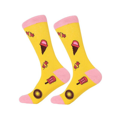 

Creative High Quality Fashion men&women socks cotton funny crew cartoon animal fruit print novelty gift socks