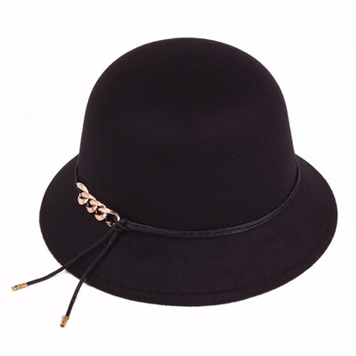 

Beach HatVintage Wide Brim Floppy Felt Hat Outdoor Casual Cloche Hat For Women Girls Visor