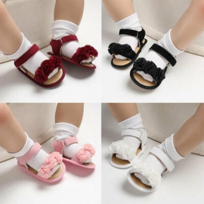 

New Hot 0-18M Baby Girl Lovely Sandals Sneakers Toddler Kid Soft Crib First Walker Shoe