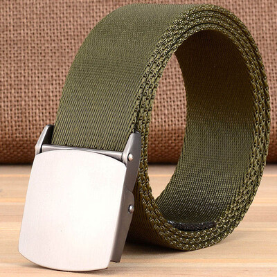 

Tactics belt Arbitrarily adjustment quality canvas Alloy Automatic buckle Men belt outdoor casual Men Military training belt