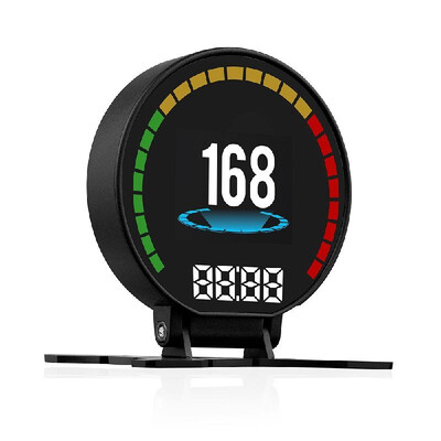 

P15 HUD Auto Digital Meter OBDII Car hud OBD2 Port Head-Up Display KM h MPH Overspeed Warning Windshield Projector Alarm System