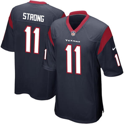 

Mens Football Jersey Houston Texans Jaelen Strong Navy Game Jersey