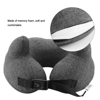 

Greensen Grey Multifunctional Portable Soft Memory Foam U-shaped Neck Pillow