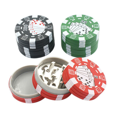 

Siaonvr Counter Tobacco Herb Spice Grinder 3 Piece Herbal Smoke Chromium Crusher