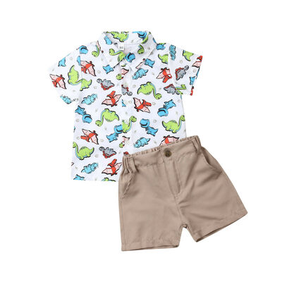 

2pcs Cute Toddler Kid Baby Boy Shirt TopsPants Shorts Clothes Outfit Set Summer