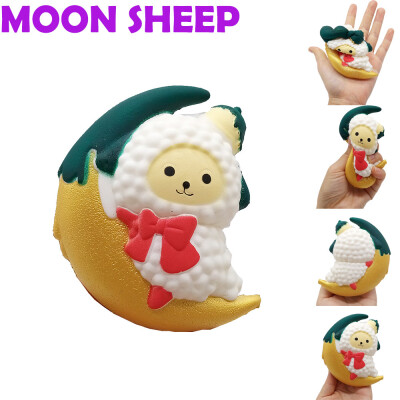 

Gotoamei Cartoon Moon Sheep Stress Reliever Soft Yogurt Scented Slow Rising Toys