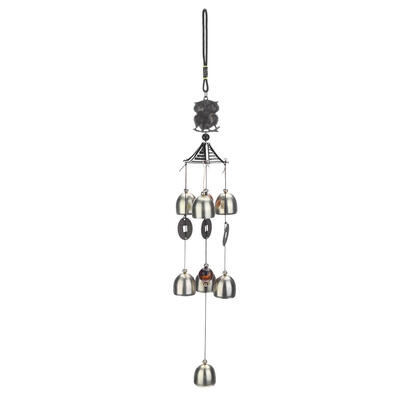 

Alloy Metal Wind Chime Antique Chapel Wind Bells Garden Wall Hang Ornament
