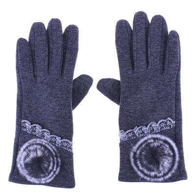 

Women Touch Screen Gloves Winter Elegant Ladies Cotton Warm Drivers Gloves