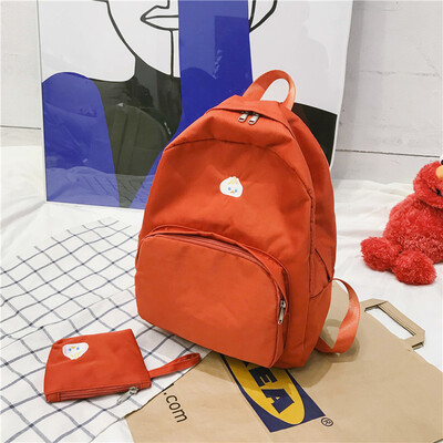 

Ins schoolbag female Korean version of senior high school studentsoriginal dormitory campus simple Old-Fashioned Girl backpack s