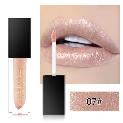 

7 Shapes Lipstick Liquid Metallic Shimmer Lipstick Easy to Wear Long-lasting Glitter Lips Lipsticks