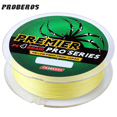 

PROBEROS 100M Mixed Color PE Monofilament Fishing Line Strong 4 Strands Braided Wire