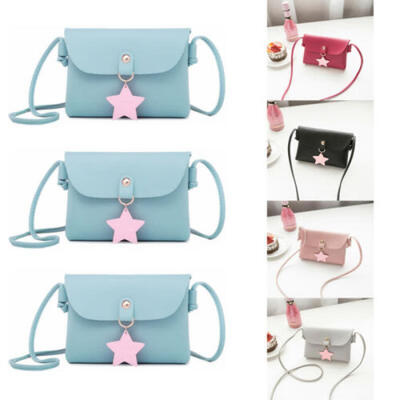 

US Kids Girls Casual PU Crossbody Bag Women Fashion Shoulder Messenger Bag Purse