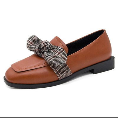 

Spring Lefu Shoes Square Head Single Shoes Female Korean Edition Soft Girls Student Fairy Shoes British Style Small Leather Shoes