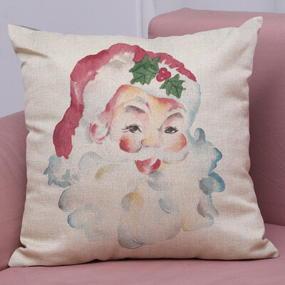 

Tailored New Christmas Cotton Linen Pillow Case Sofa Cushion Cover Home Decor