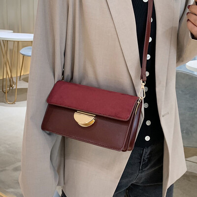 

Broadband small bag female 2019 new Korean version of the ocean wild shoulder bag autumn fashion matte Messenger small square bag