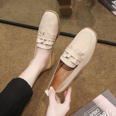

A small leather shoe with a suit Japanese woman jk soft leather black work shoes Joker Xia Yinglun style shoes tide