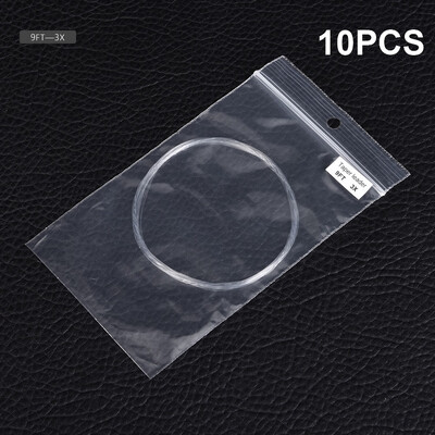 

10pcs Fly Fishing Line Tapered Leader 9FT 0X1X2X3X4X5X6X Sinking Taper