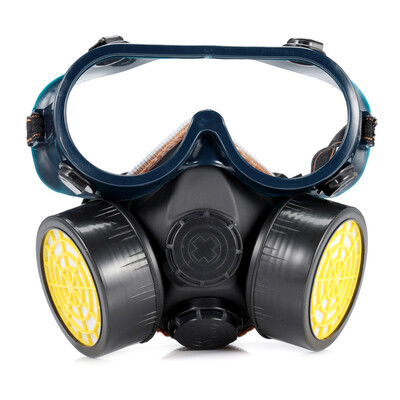

Anti-dust Chemical Gas Protective Mask with Goggles