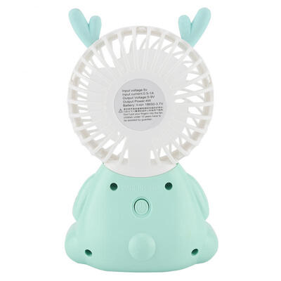

Greensen Mini Handheld Fan Portable Desktop Cooling Fan with LED Light USB Rechargeable