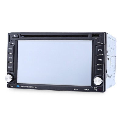 

6202B 62 inch Bluetooth V30 Auto Radio Double Din Car DVD Player GPS Navigation In-dash Stereo Video Map Mic Hands-free Call