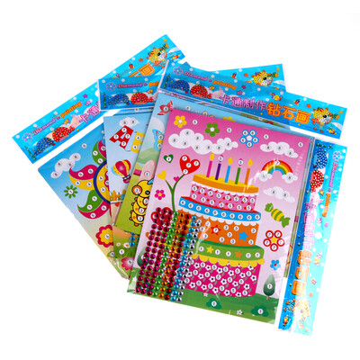 

2pcs DIY Diamond Sticker Handmade Crysta Paste Painting Mosaic Puzzle Toys