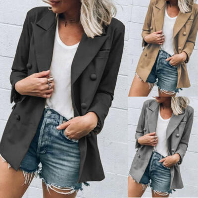 

Women Fit Fashion Business Blazer Suit Work Jacket Long Sleeve Coat Outwear Tops