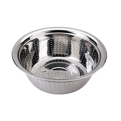 

Stainless Steel Mesh Colander Pasta Strainer Vegetable Rice Strainer Fruit Pot
