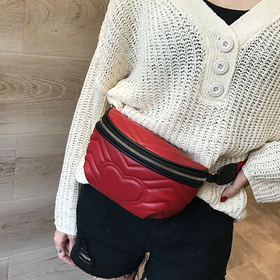 

Gobestart Women Love Crossbody Shoulder Bag Pocket Bag Fashion Wild Chest Bag