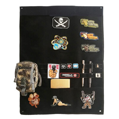 

Badge Magic Sticker Storing Poster EDC Tactics Badge Display Cloth