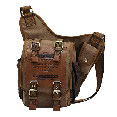 

Tailored Men Knight Bag Shoulder Bag Canvas Bag Retro Fashion Messenger Bag
