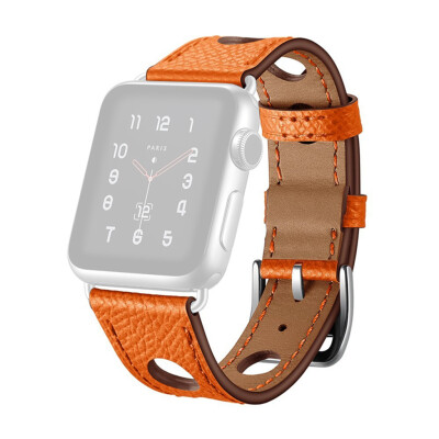 

〖Follure〗Leather Hole Replacement Watch Wrist Strap Band For Apple for iwatch 4 44mm