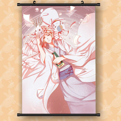 

Natsume Yuujinchou Wall Scroll Poster 24x16 inch Anime No Fading Fabric Hanging Painting for Home Decor Style 01