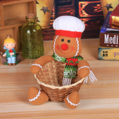 

Candy Storage Basket Merry Christmas Decoration Santa Claus Storage Basket Gift Christmas Decorations For Home