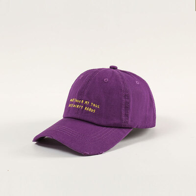 

Custom baseball cap with Korean mens hat street fashion hat hip hop hat embroidered letter cap